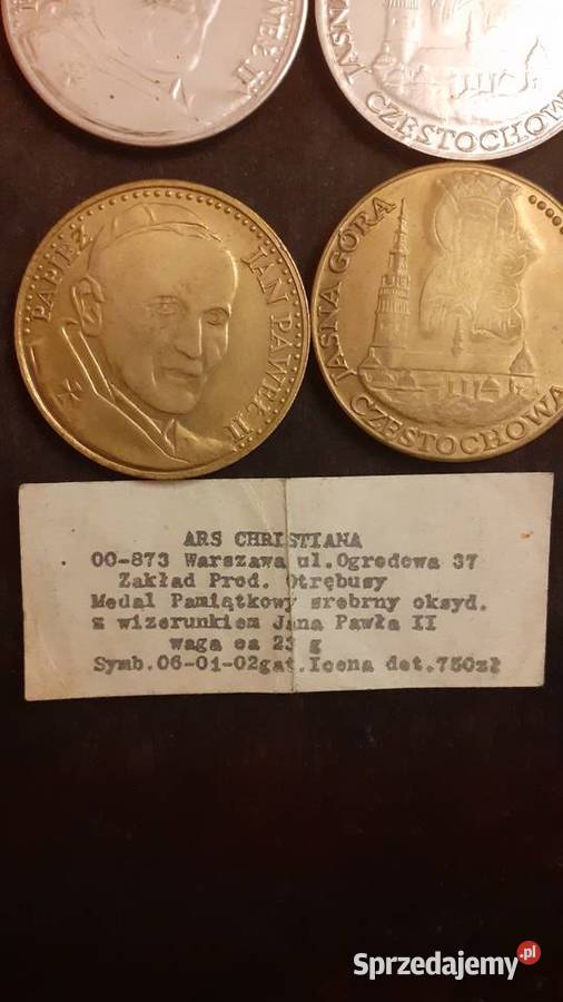 Medal pamiątkowy JPII Szczecin