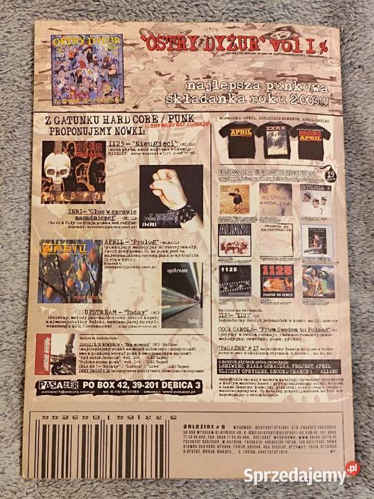 Arlezine 5 JesieńZima 20022003 Fanzine punk miękka Rybnik