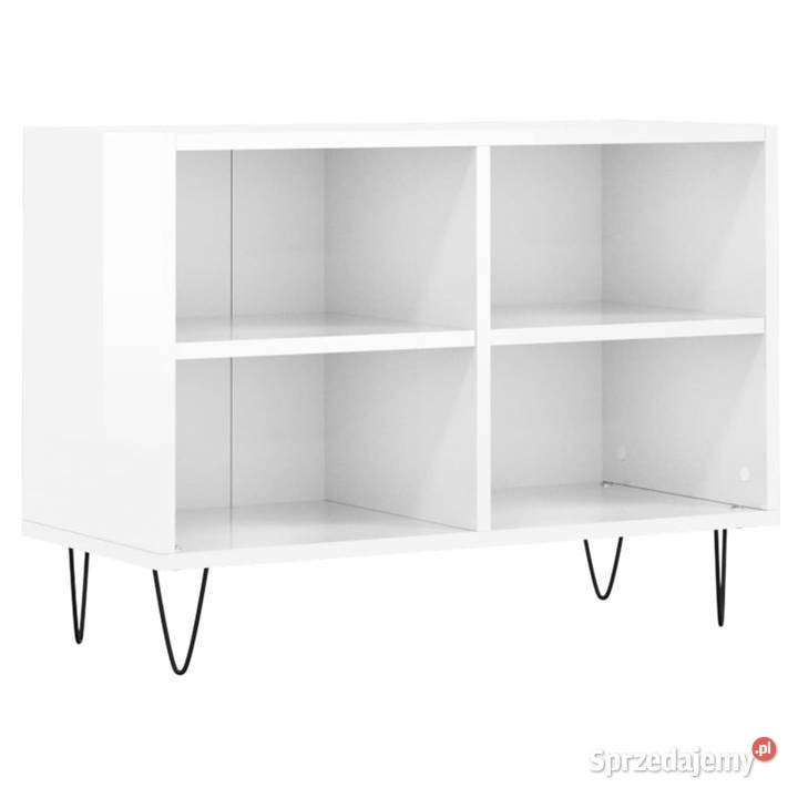 Szafka pod TV biała wysoki połysk 695x30x50 mazowieckie Warszawa