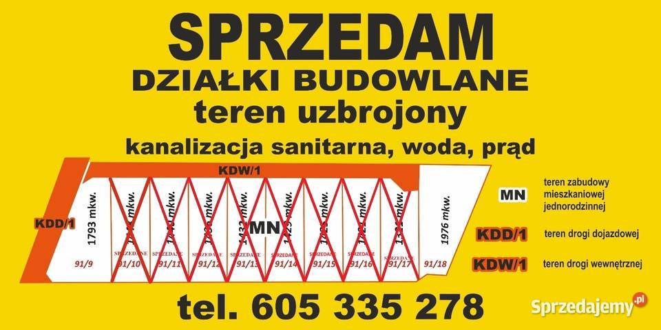 Działki budowlane uzbrojone zachodniopomorskie
