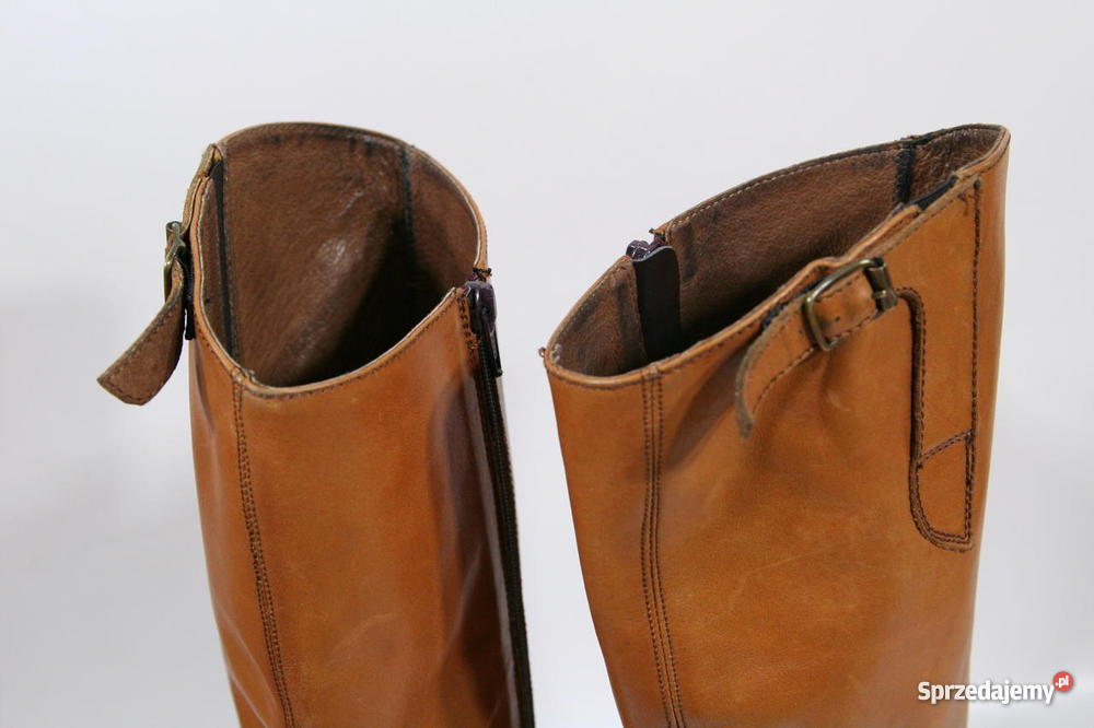 Kozaki skórzane włoskiej Cellini śląskie Bielsko-Biała