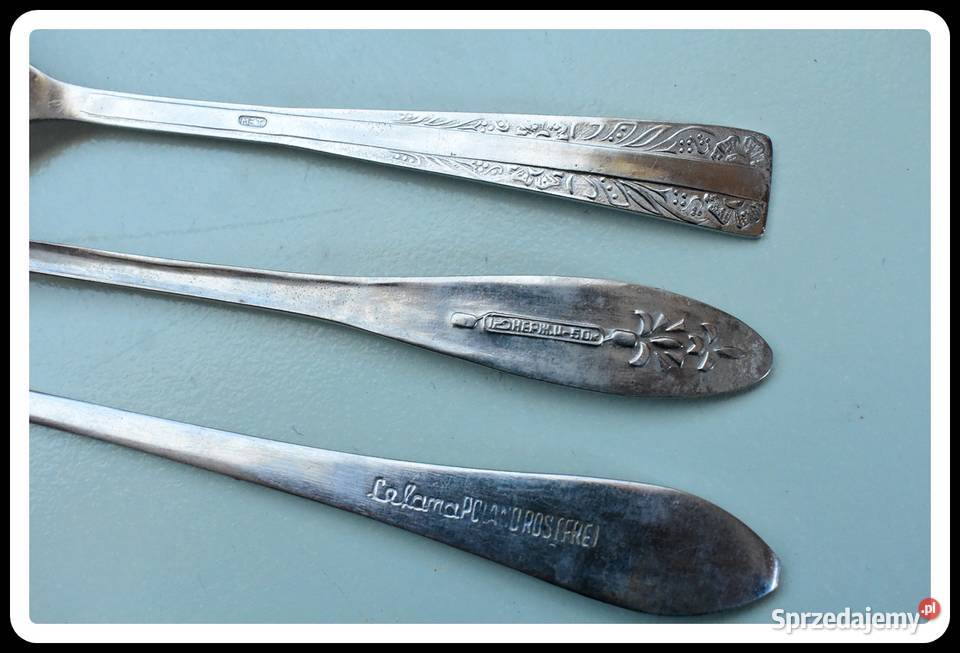 Trzy widelczyki do sera itp vintage raczej Płock sprzedam
