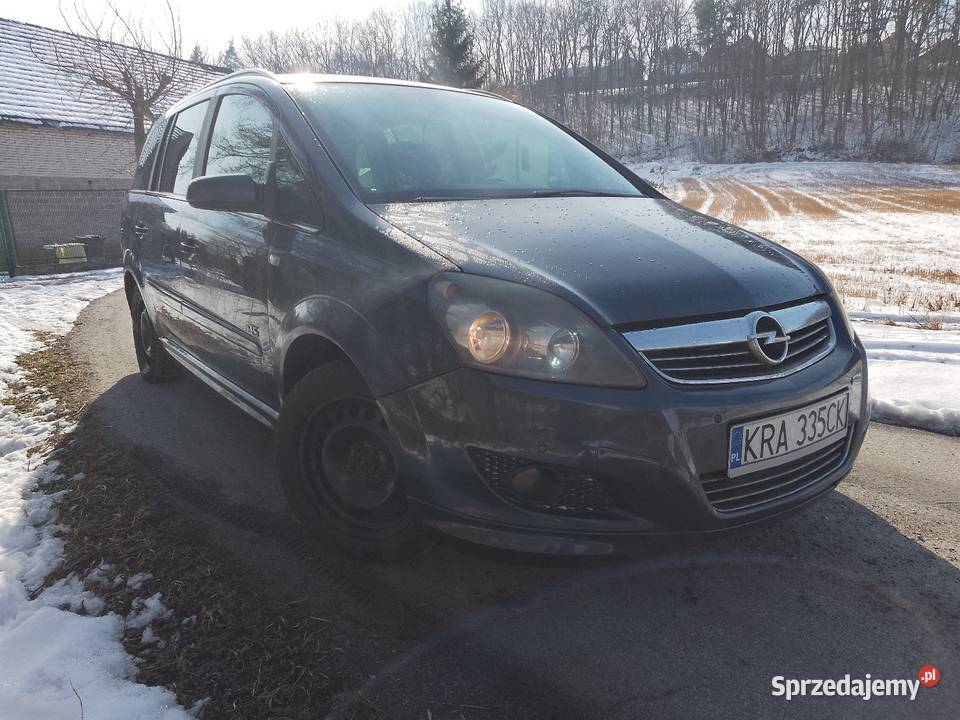 Opel Zafira b 2008 18 LPG klima hak przyciemniane szyby Sieciechowice