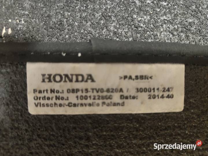 ORGINALNE DYWANIKI WELUROWE KOMPLET HONDA CIVIC Rybnik