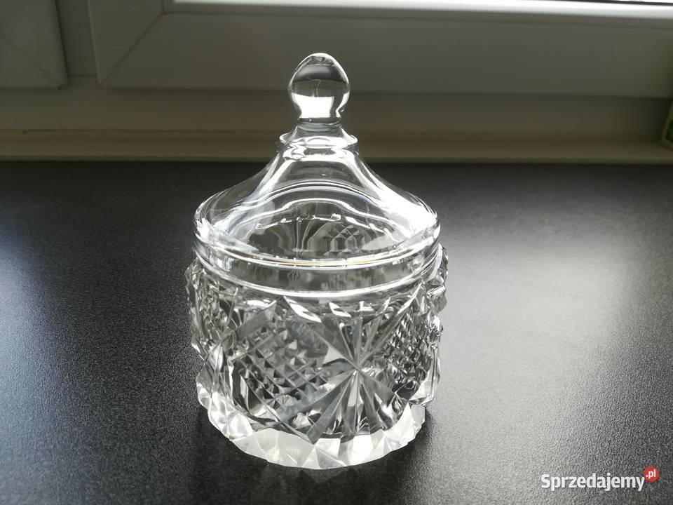 puzderko kryształowe z pokrywką kryształ cudo na pomorskie Gdańsk sprzedam