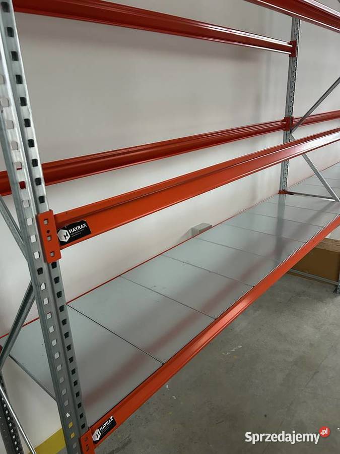 regały magazynowe PRZEMYSŁOWE NOWE H250 PÓŁKI