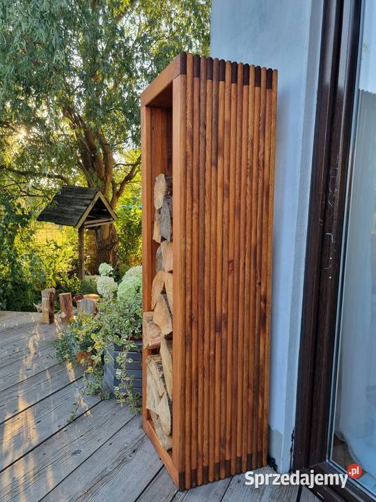 Stojak na drewno kominkowe 3D pionowy 45 x 40 x Kalety