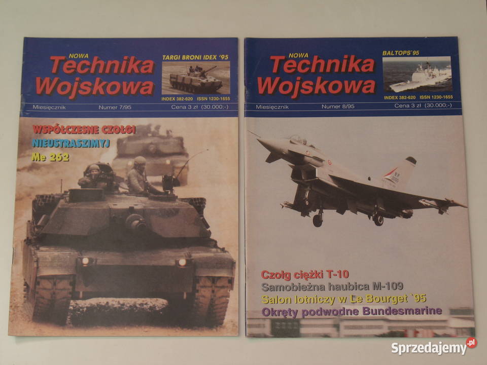 Technika Wojskowa kompletny rocznik 1995 12 Wojsko i militaria Kraków sprzedam