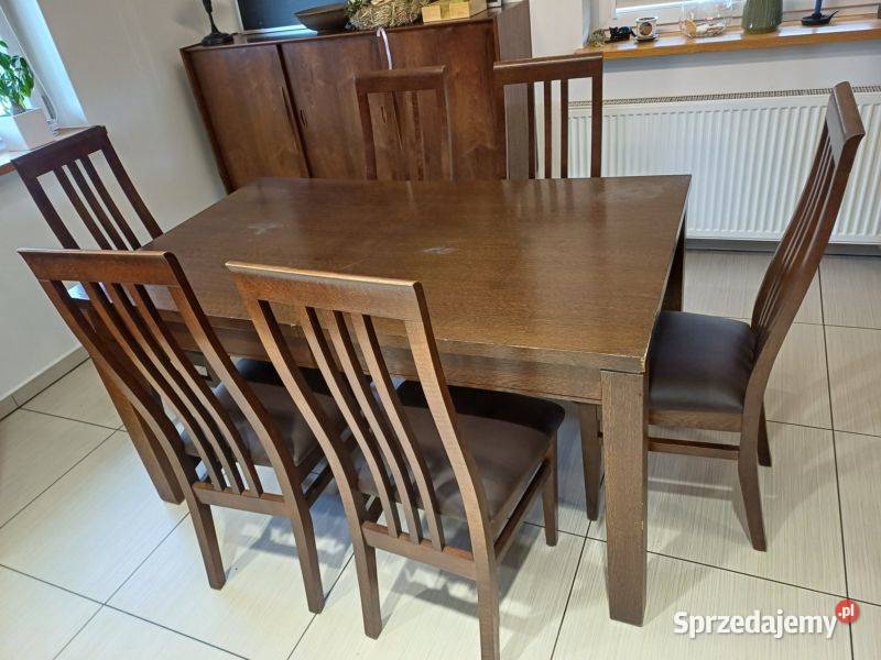 STÓŁ I KRZESŁA DOPEŁNIĄ TWOJE WNĘTRZE Miłoszyce