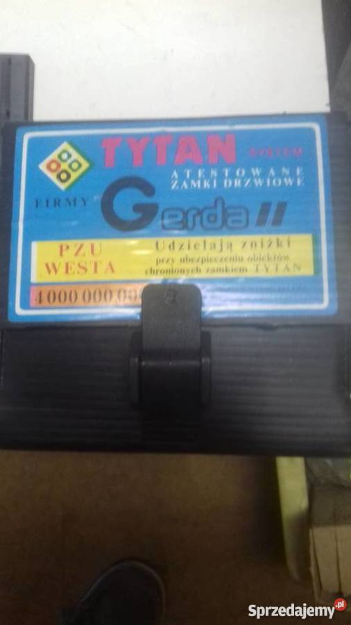 Zamek GERDA Tytan ZX Sosnowiec