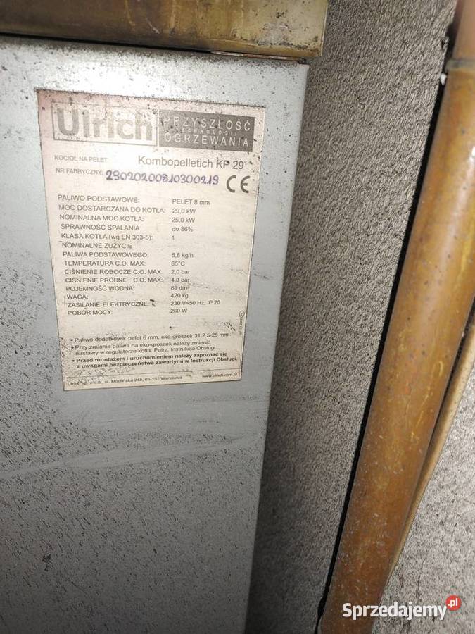 Piec na eko groszek Pellet podkarpackie Krosno