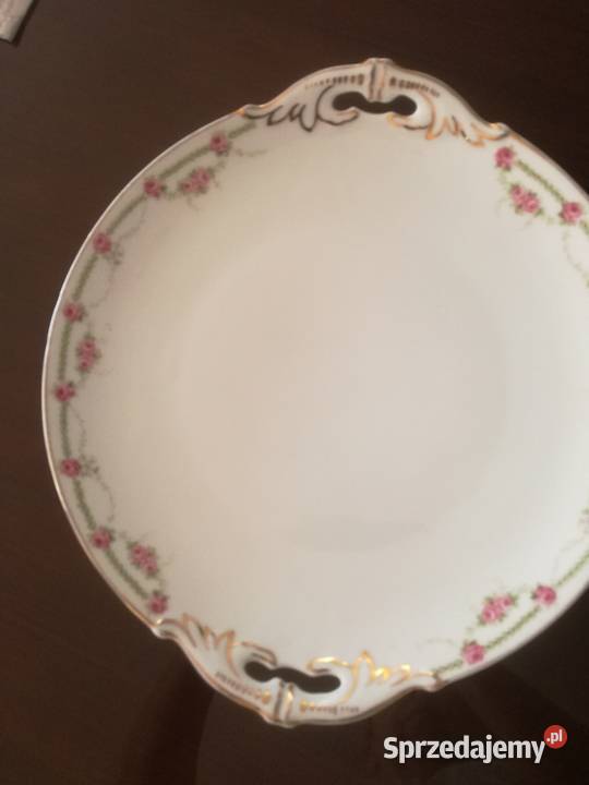 Śliczna stara porcelanowa patera talerz M Z Jastrzębie-Zdrój sprzedam