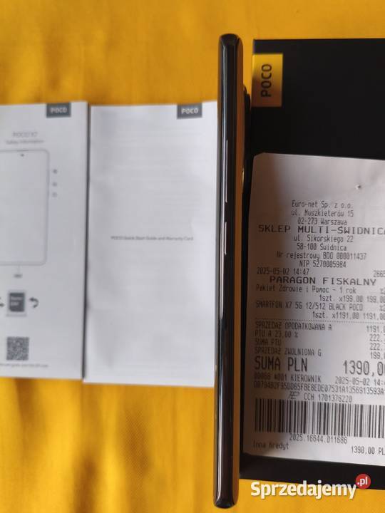 Ładny smartfon POCOX7 5G12GB RAM 512GB ROM Świdnica