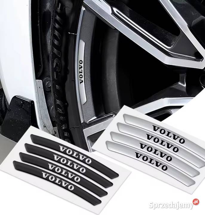 Naklejki Emblematy na felgi Volvo 4 sztuki Nowe Gliwice sprzedam