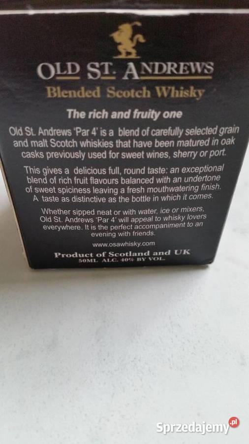 Pilka golfowa szklo Par 4 OLD ST ANDREWS lubelskie Puławy