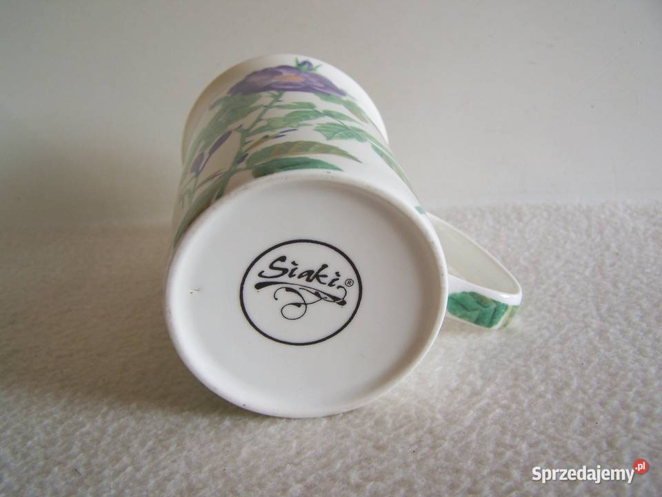 Kubek porcelanowy Siaki kwiaty Koszalin