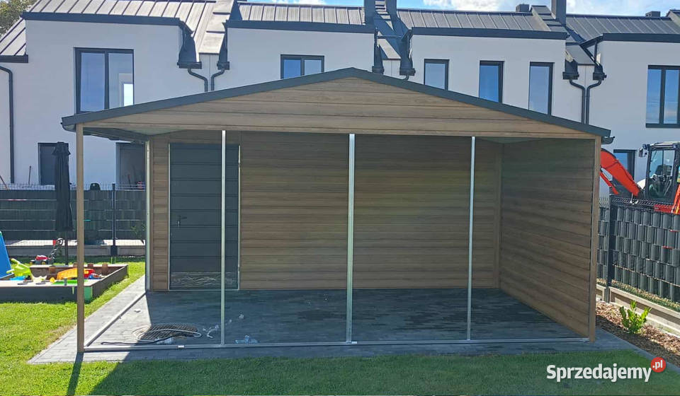 Domek Narzędziowy z wiatą 6x6 dwuspadowy Opole