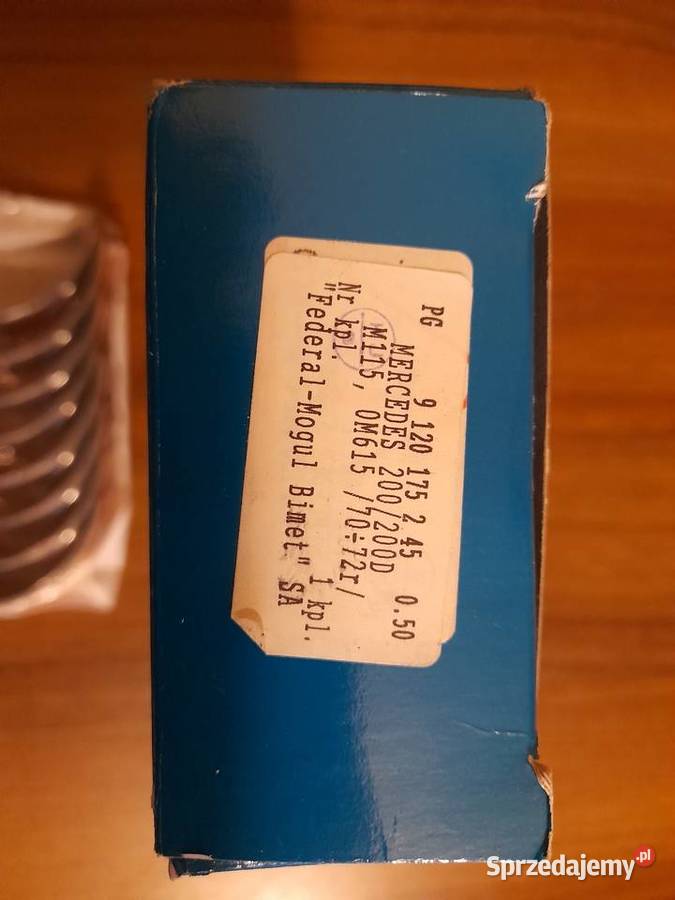 Panewki silnika OM615 M115 Mercedes 200 200D osobowe Nowy Sącz