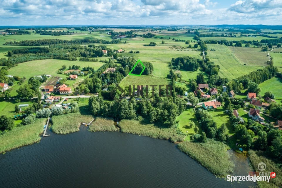 Działka budowlana Mazury jezioro Stręgiel