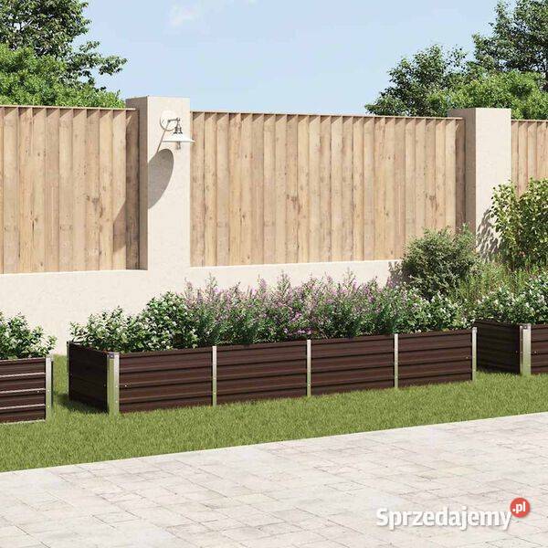 vidaXL Podwyższona donica brązowa 320x80x45 Warszawa