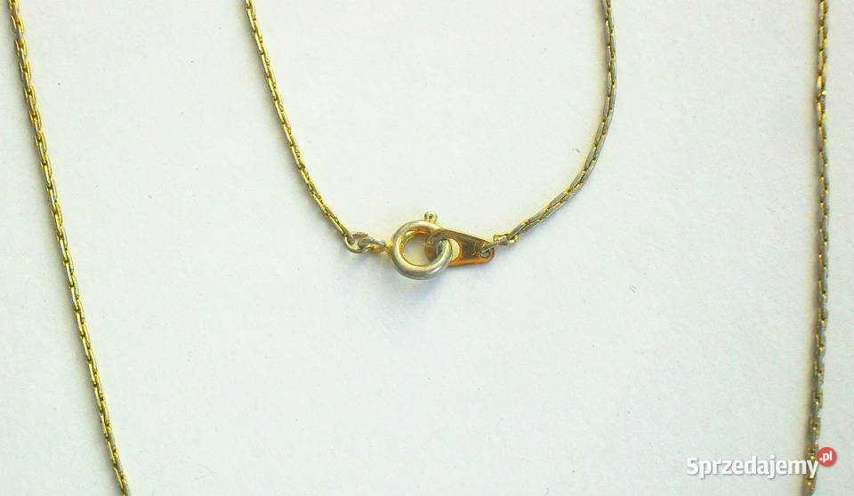 Stary delikatny metalowy łańcuszek w kolorze Gliwice sprzedam