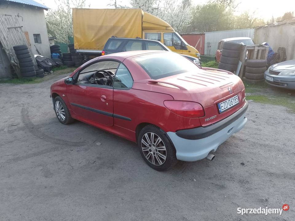 Fajny Peugeot 206 CC2001 r20 BenzDługie Oce i 206 CC Zduńska Wola