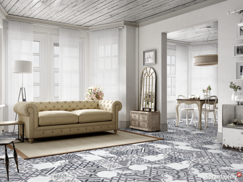 TERAKOTA MOMENTS PATCHWORK GRI I 45X45 162m2 8 lubelskie Krzywda