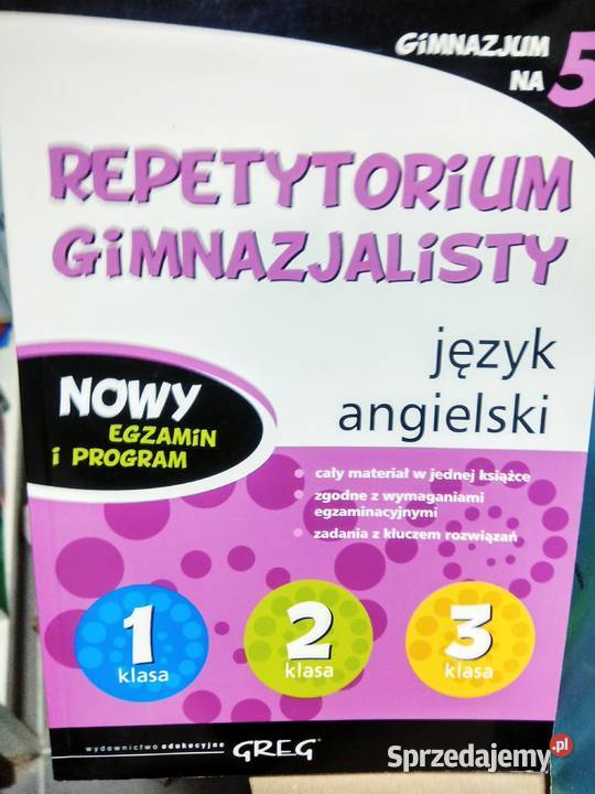 Repetytorium gimnazjalne angielski Greg Warszawa