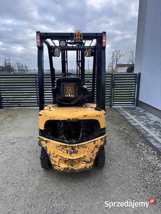 Wózek widlowy Yale 15t 33m automat diesel yanmar regulowane widły Wózki widłowe Pajęczno