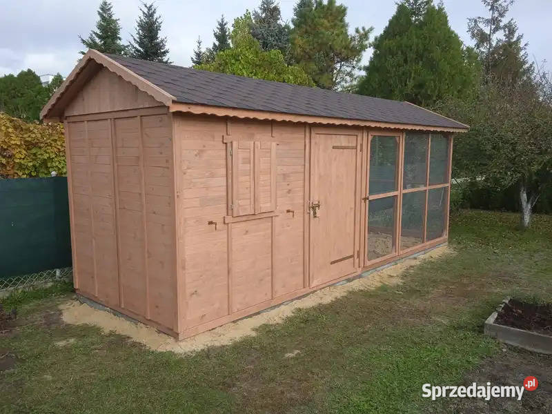 KURNIK KLATKA Z WYBIEGIEM ROZMIAR 6x2 m Parzymiechy