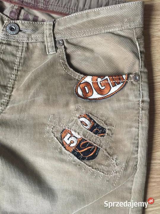 Spodnie sztruksowe męskie L warmińsko-mazurskie Pisz