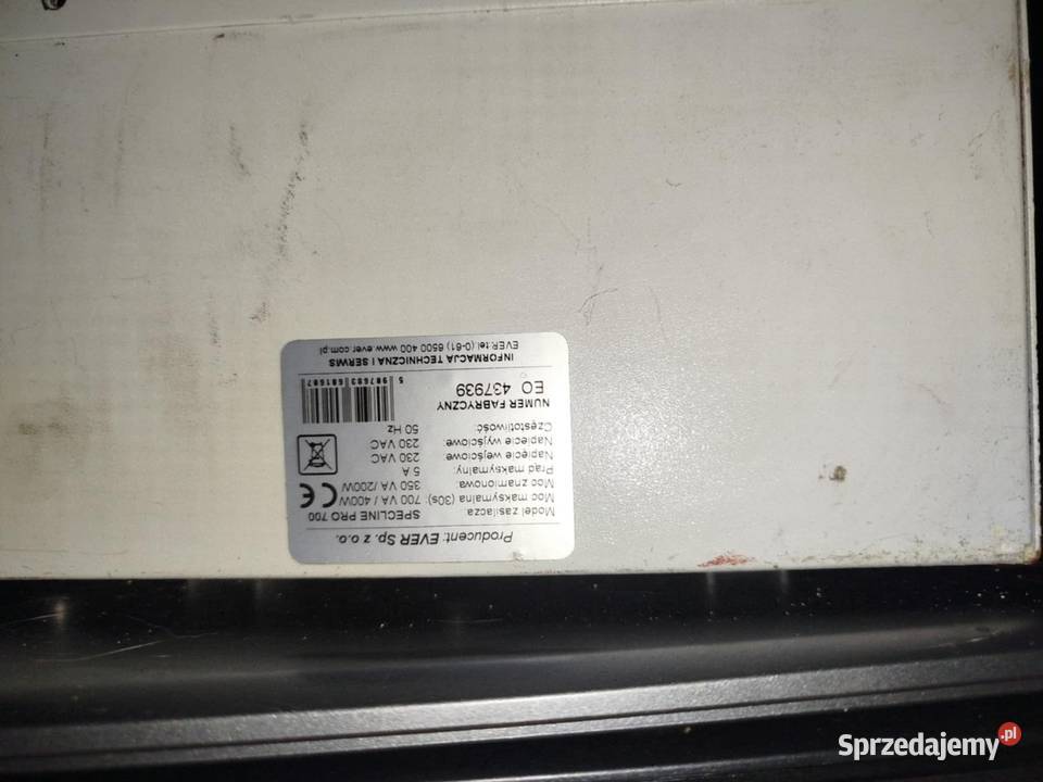 SPECLINE PRO 700 2 akumulatory wbudowane dodaje Łódź sprzedam