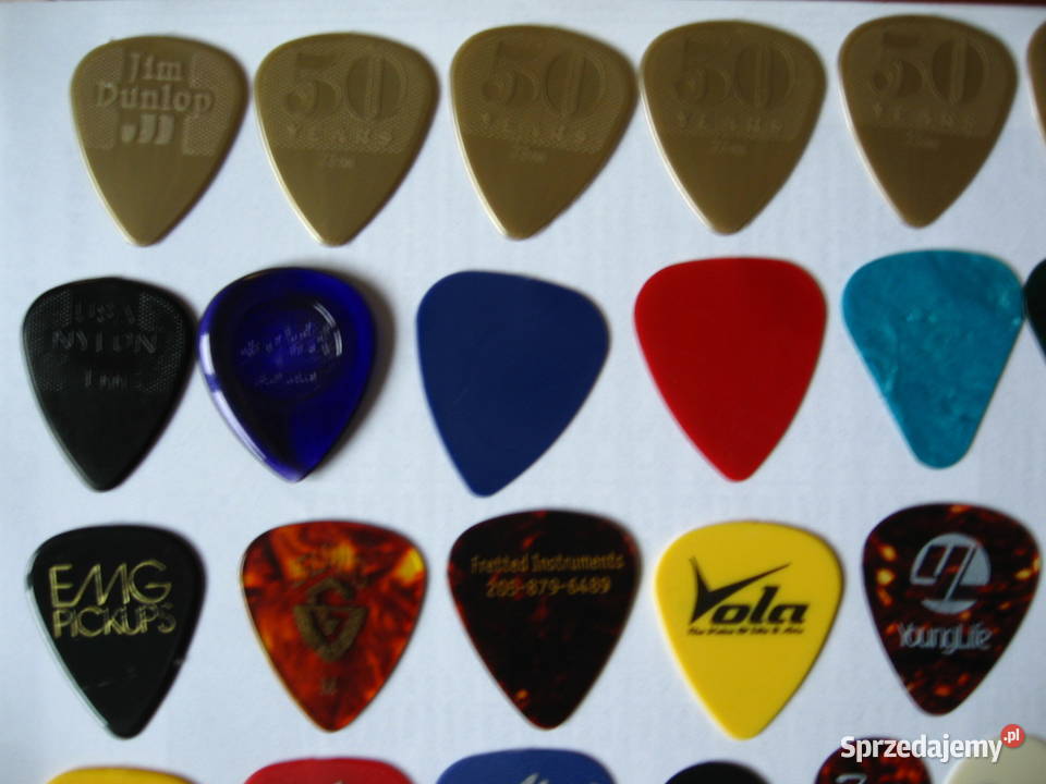 Kostki gitarowe Fender Dunlop Martin 64 sztuki pomorskie Kępice