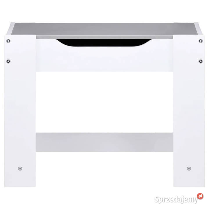 Stolik dzieci z 2 krzesłami biały MDF WM80283 Warszawa