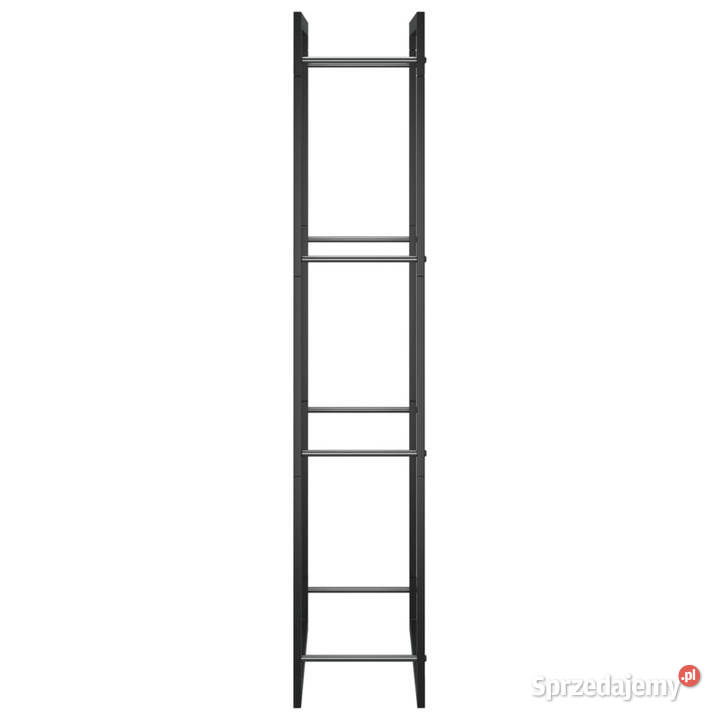 Stojak na drewno matowy czarny 50x28x132 stalowy mazowieckie