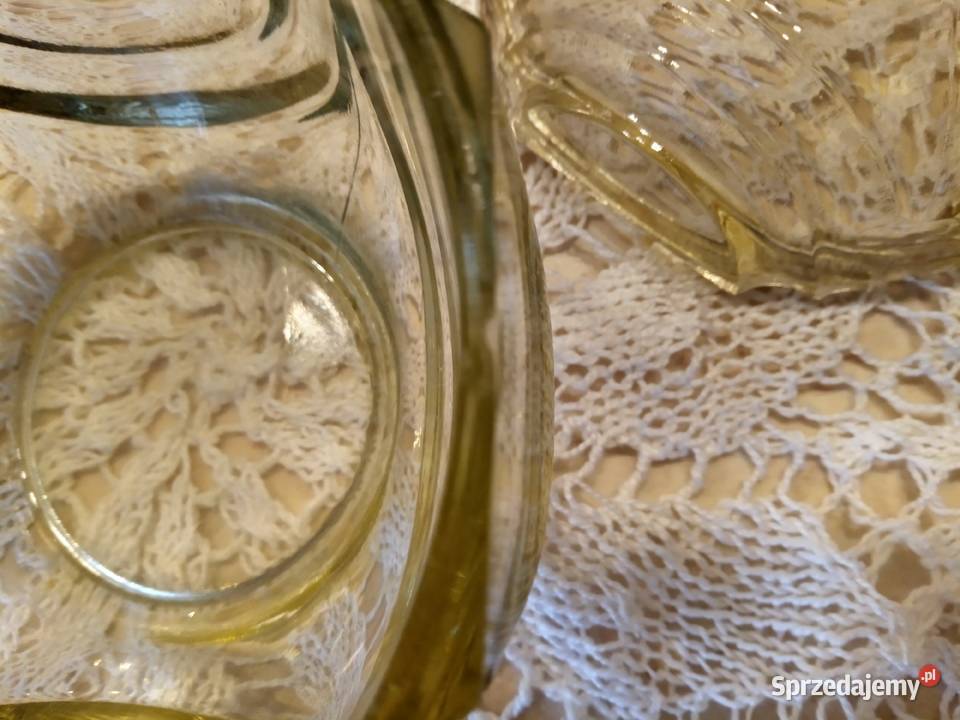 Cukiernica bombonierka Unikat Art Deco Hortensja