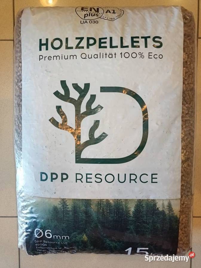 Pellet pelet DPP Resource 6mm certyfikowany Grudziądz