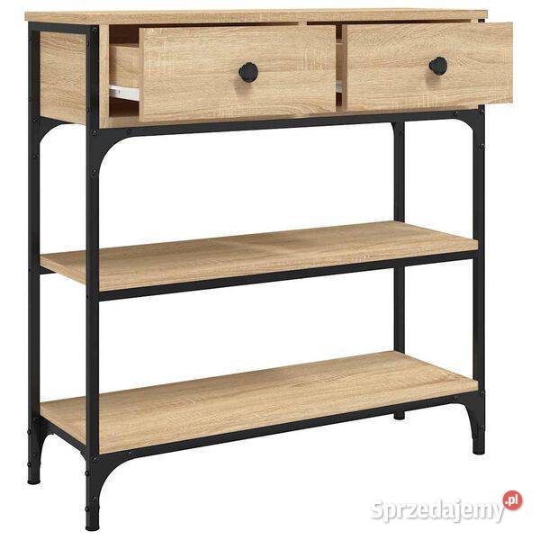 vidaXL Stolik konsolowy dąb sonoma 725x25x75 Warszawa