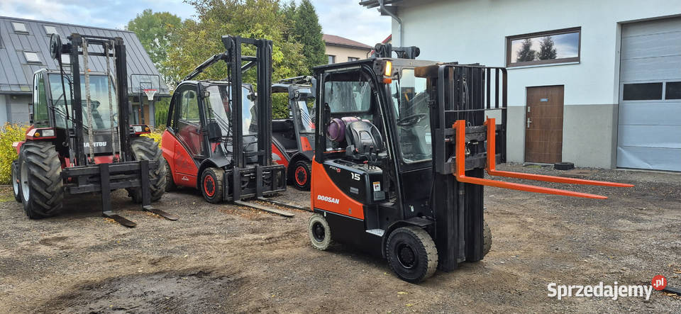 Wózek Widłowy Doosan G15S 2012 Triplex 455 m Wózki widłowe Małkinia Górna