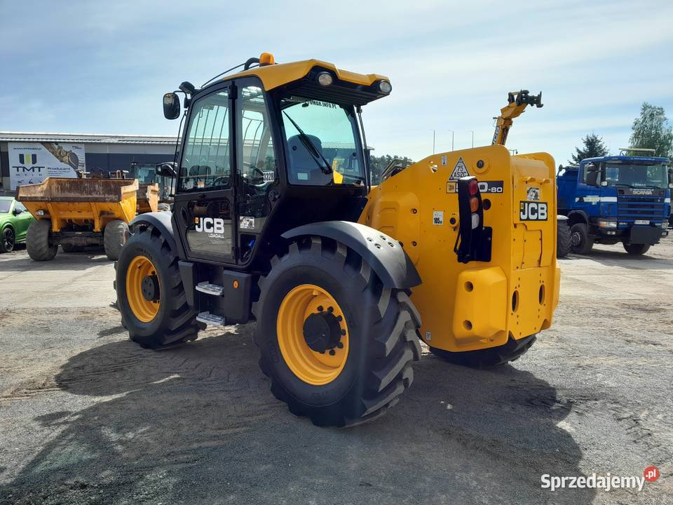 JCB 55080 2017R JOYSTICK KLIMA 56080 ŁADOWARKA Dźwigi, podnośniki Krotoszyn