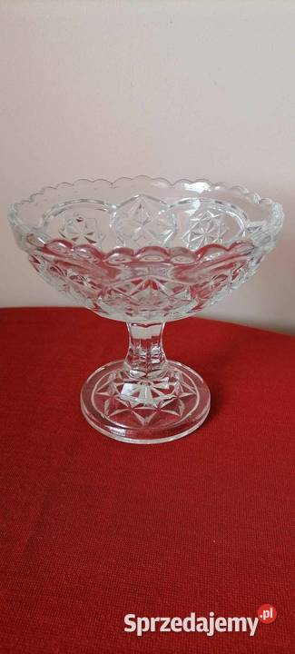 Cukiernica Szklana 1960 PRL Porcelana i szkło Wałbrzych