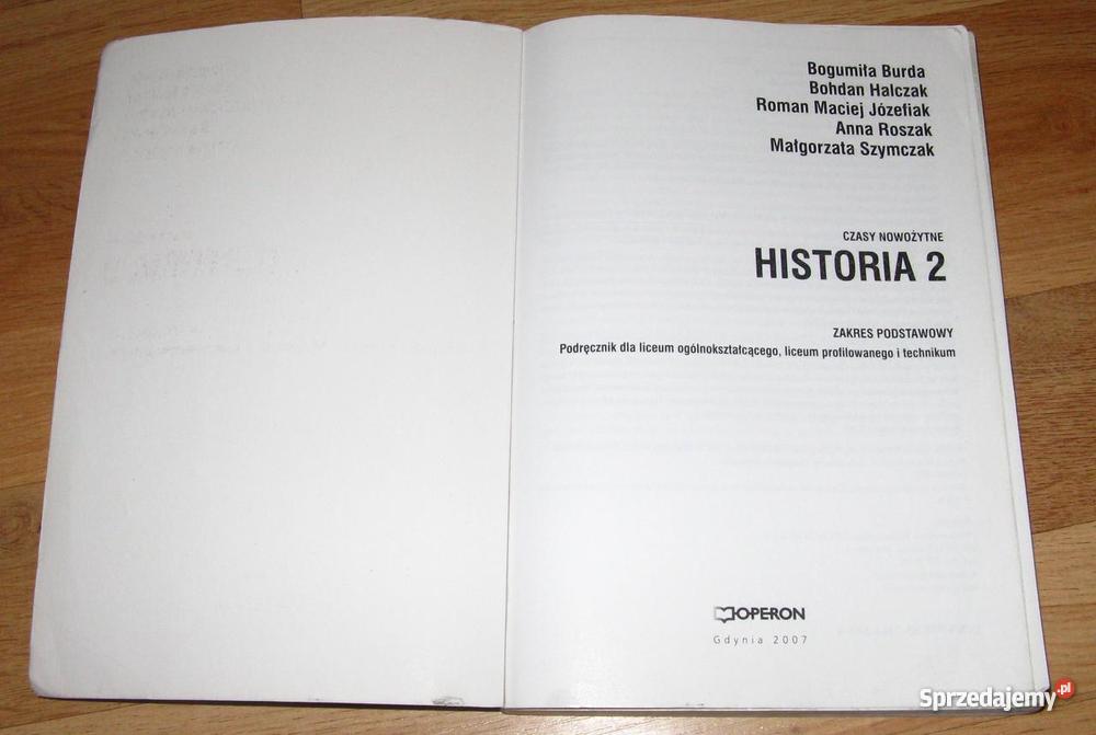 Sprzedam podręcznik do HISTORII KLASA 2 ZAKRES PODSTAWOWY, ATRAKCYJNA