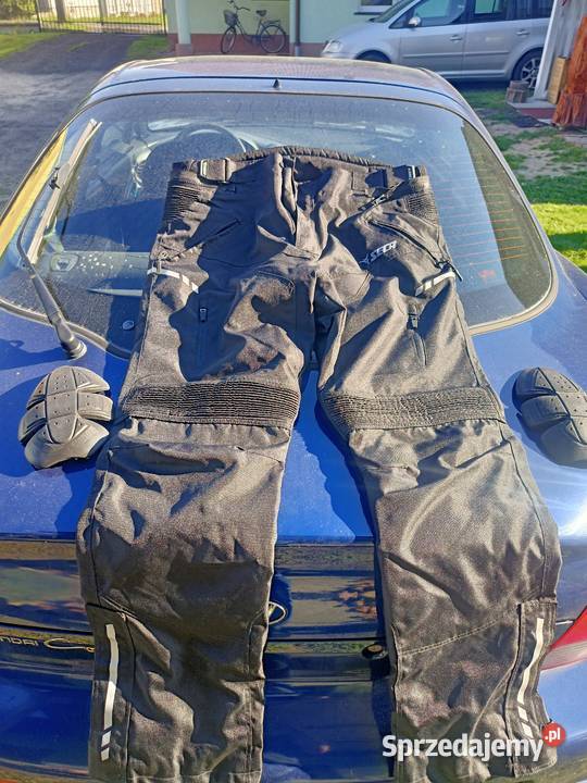 Spodnie motocyklowe z podbitka nowe 4xl Spodnie