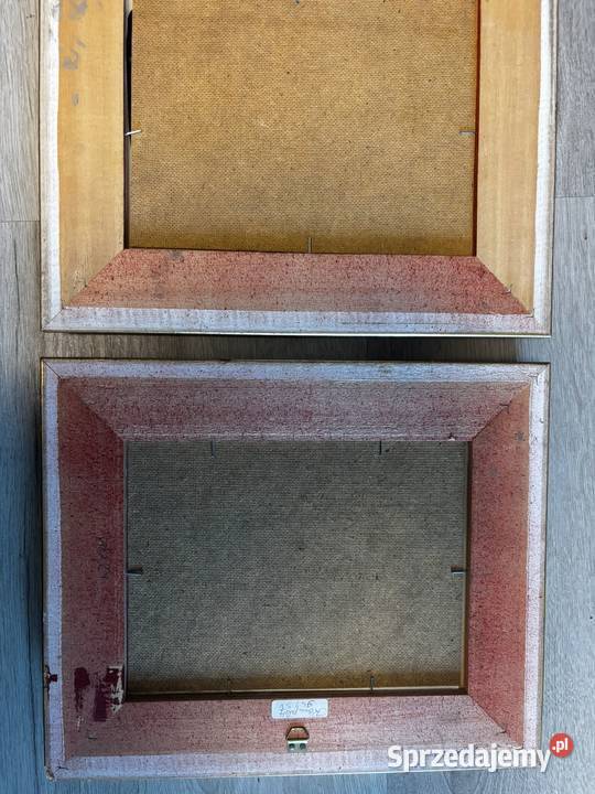 Obrazy egipskie papirus złota rama 2 sztuki Siedlisko