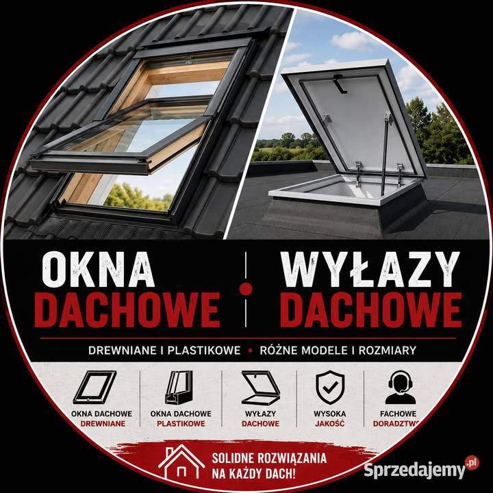 Okna dachoweWyłazy dachowe Sprzedaż Montaż Ładzice