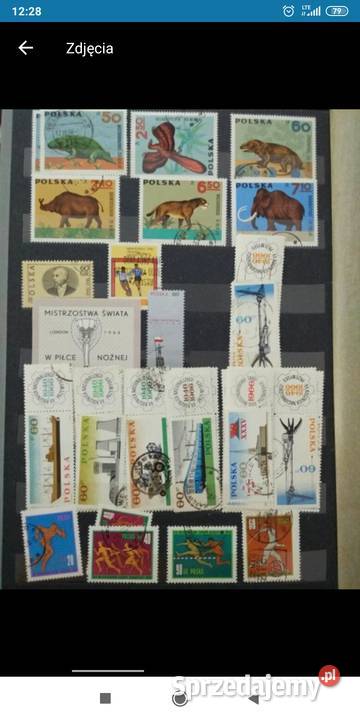 Znaczki 1966 polskie kasowane