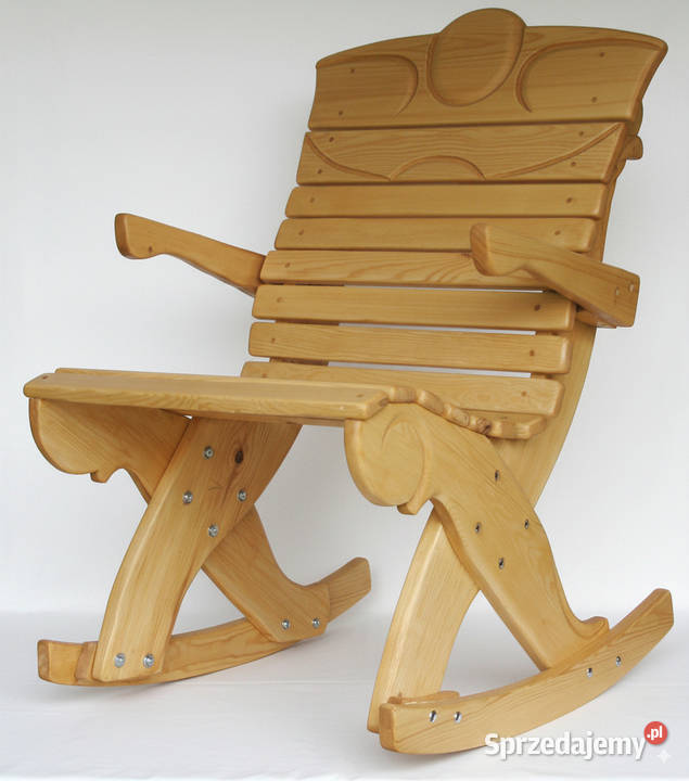 Fotel bujany na taras do altany na balkon