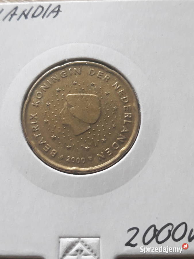 20 Eurocentów Holandia 2000 r Numizmatyka