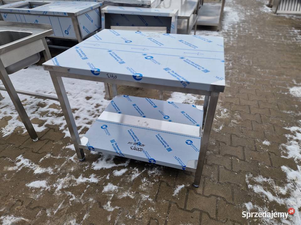 Stół Gastronomiczny Centralny Z Półką 1008085 Ostrów Wielkopolski