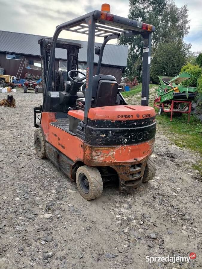 Wózek widłowy Toyota elektryczny elektryczny małopolskie sprzedam